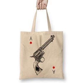 Baskı Dükkanı Maça As Poker Bez Çanta