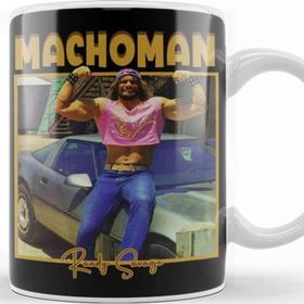 Baskı Dükkanı Macho Man Randy Savage Retro Kupa