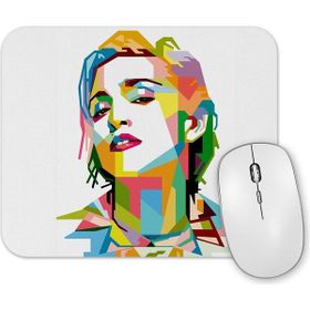 Baskı Dükkanı Madonna Circle Mouse Pad
