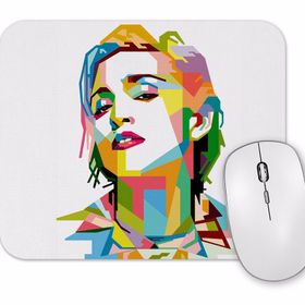 Baskı Dükkanı Madonna Circle Mouse Pad