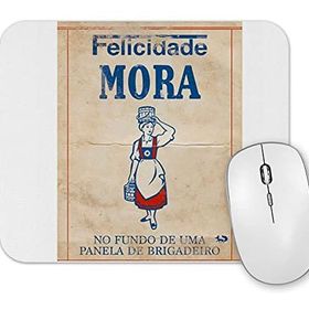 Baskı Dükkanı Madre Loca Leite Moça Mouse Pad