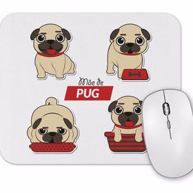 Baskı Dükkanı Mae De Pug Köpek Mouse Pad