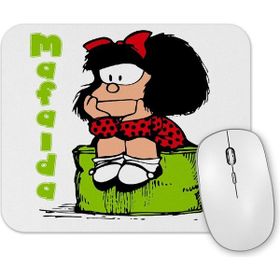 Baskı Dükkanı Mafalda Düşünceli Mouse Pad