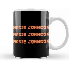 Baskı Dükkanı Magic Johnson Basketball Gifts Vintage Retro Rainbow Quotes For Boys And Dad Kupa