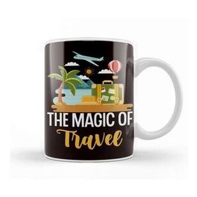 Baskı Dükkanı Magic Of Travel Wanderlust Blogger Traveler Nature Adventure Kupa