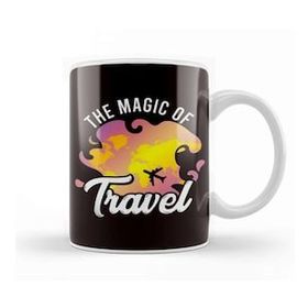 Baskı Dükkanı Magic Of Travel Wanderlust Blogger Traveler Nature Adventure Kupa