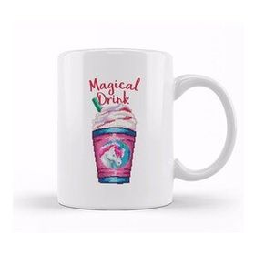 Baskı Dükkanı Magical Drink Unicorn Milkshake Pixel Art Kupa