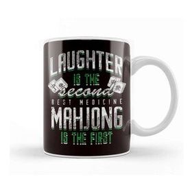 Baskı Dükkanı Mahjong Addiction Board Game Player Mah-Jongg Solitaire Fan Kupa