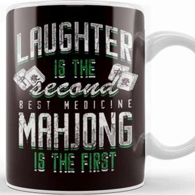 Baskı Dükkanı Mahjong Addiction Board Game Player Mah-Jongg Solitaire Fan Kupa
