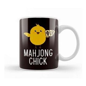 Baskı Dükkanı Mahjong Cat Player China Board Game Mah-Jongg Solitaire Kupa