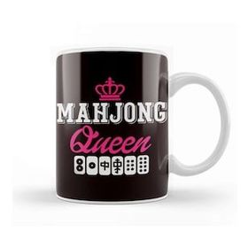 Baskı Dükkanı Mahjong Princess Player Board Game Mah-Jongg China Solitaire Kupa