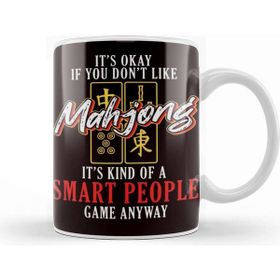 Baskı Dükkanı Mahjong Queen Of Tiles Mah-Jongg Player Board Game Solitaire Kupa