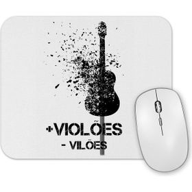 Baskı Dükkanı Mais Violoes Menos Viloes Mouse Pad