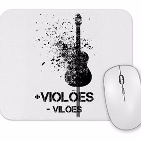 Baskı Dükkanı Mais Violoes Menos Viloes Mouse Pad