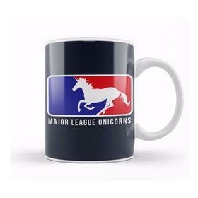 Baskı Dükkanı Major League Unicorns Baseball Mix Kupa