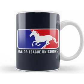 Baskı Dükkanı Major League Unicorns Baseball Mix Kupa