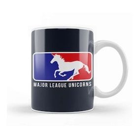 Baskı Dükkanı Major League Unicorns Baseball Mix Kupa