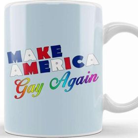 Baskı Dükkanı Make America Gay Again Lgbtq Pride Kupa