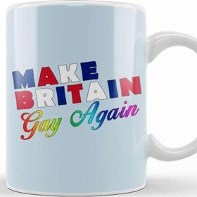 Baskı Dükkanı Make Britain Gay Again Lgbtq Pride Kupa