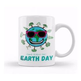 Baskı Dükkanı Make Every Day Earth Day 2021 Kupa