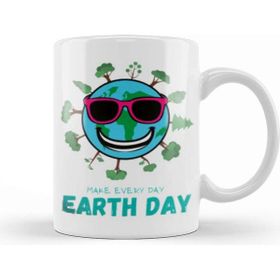 Baskı Dükkanı Make Every Day Earth Day 2021 Kupa