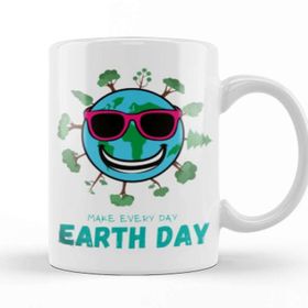 Baskı Dükkanı Make Every Day Earth Day 2021 Kupa