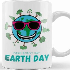 Baskı Dükkanı Make Every Day Earth Day 2021 Kupa