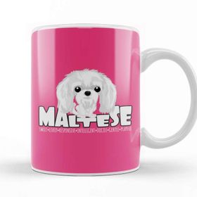 Baskı Dükkanı Maltese Dog 02 Kupa