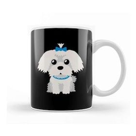 Baskı Dükkanı Maltese Dog Gift for Owner Maltese Dog Lover Kupa