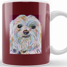 Baskı Dükkanı Maltese Dog Kupa