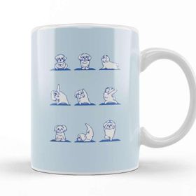 Baskı Dükkanı Maltese Yoga Dog Kupa