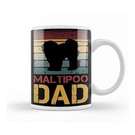 Baskı Dükkanı Maltipoo Dad 01 Kupa