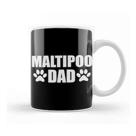 Baskı Dükkanı Maltipoo Dog Dad Gift Kupa