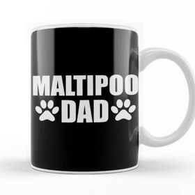 Baskı Dükkanı Maltipoo Dog Dad Gift Kupa