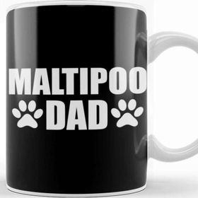 Baskı Dükkanı Maltipoo Dog Dad Gift Kupa