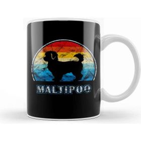 Baskı Dükkanı Maltipoo Vintage Design Dog Maltipoo Mom Kupa