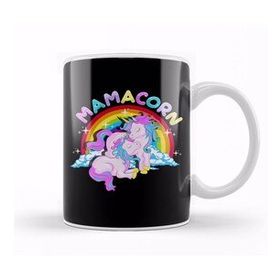 Baskı Dükkanı Mamacorn Cute Unicorn Mom Unicorn Loving Mama Kupa