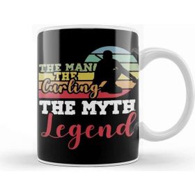 Baskı Dükkanı Man Curling Legend Myth Curling Stones Coach Team Crew Kupa