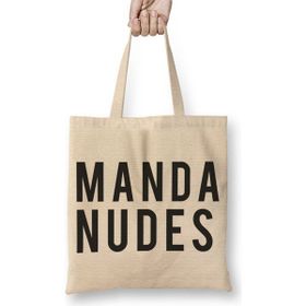 Baskı Dükkanı Manda Nudes Bez Çanta