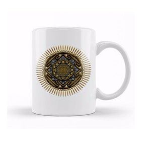 Baskı Dükkanı Mandala Tee S Mandala Sri Yantra Kupa