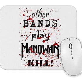 Baskı Dükkanı Manowar Kill With Power Mouse Pad