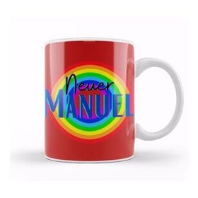 Baskı Dükkanı Manuel Neuer Vintage Retro Rainbow Style Kupa