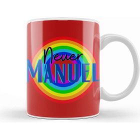 Baskı Dükkanı Manuel Neuer Vintage Retro Rainbow Style Kupa