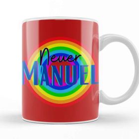 Baskı Dükkanı Manuel Neuer Vintage Retro Rainbow Style Kupa