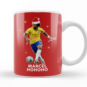 Baskı Dükkanı Marcel Hohoho Vieira Football Christmas Kupa