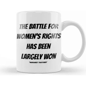 Baskı Dükkanı Margaret Thatcher Quotes Gift Vintage Retro Rainbow Style Kupa