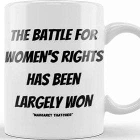 Baskı Dükkanı Margaret Thatcher Quotes Gift Vintage Retro Rainbow Style Kupa