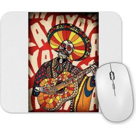 Baskı Dükkanı Mariachi Skull Mouse Pad