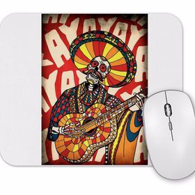 Baskı Dükkanı Mariachi Skull Mouse Pad
