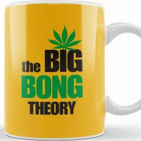 Baskı Dükkanı Marijuana Fun The Big Bong Theory Kupa